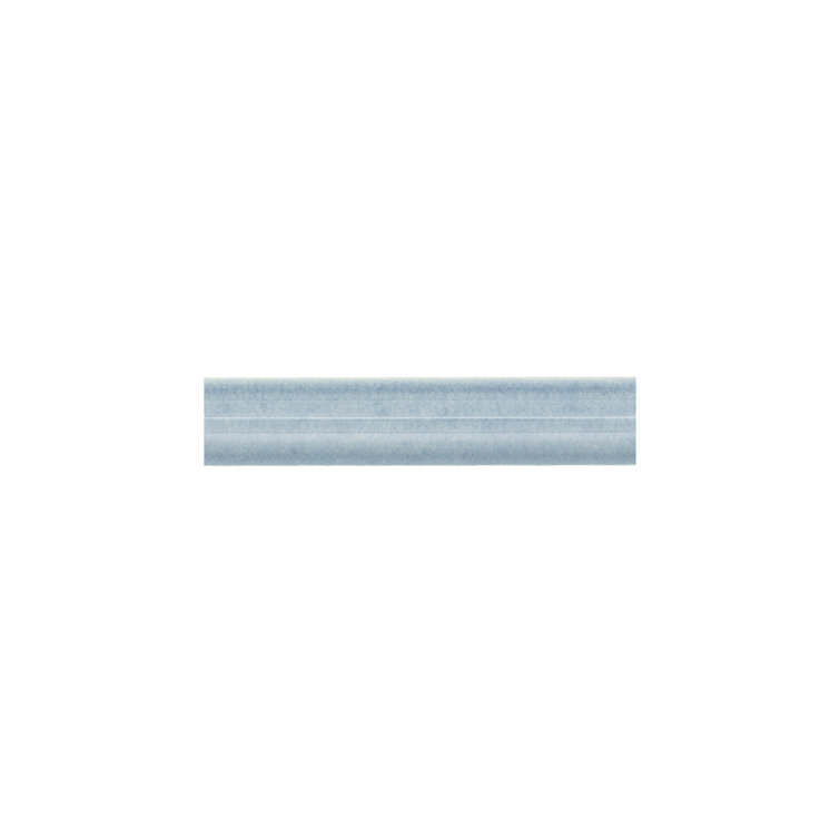 Glossy Light Blue Rectangular Ceramic Wall Trim Tile