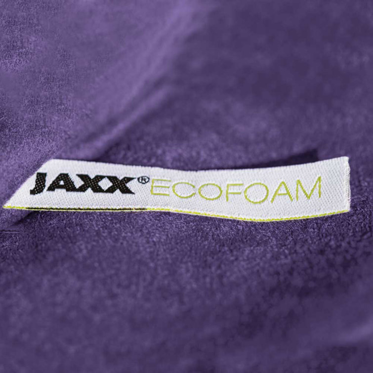 Jaxx 4-Foot Purple Microsuede Bean Bag Lounger with Removable Cover