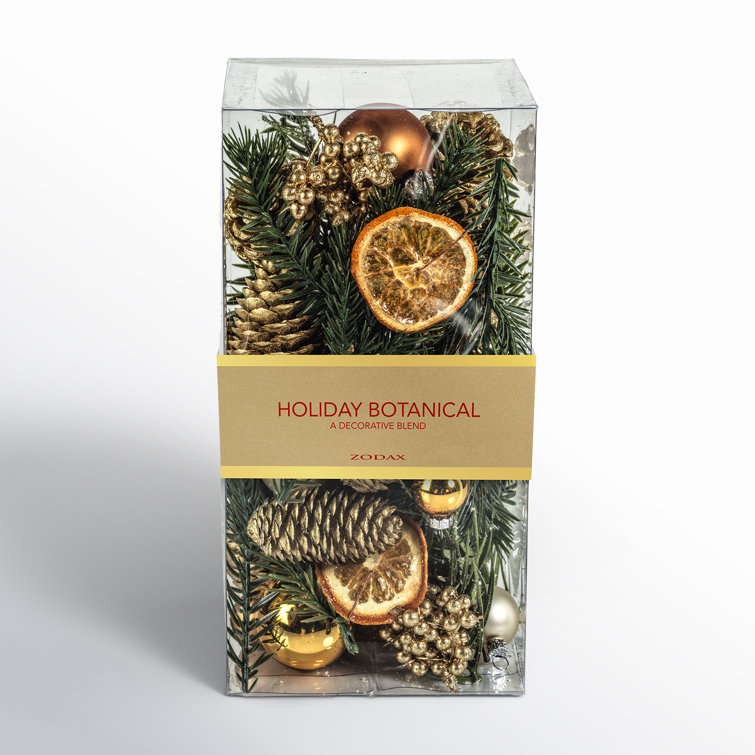 Gold and Green Holiday Botanical Vase & Bowl Fillers