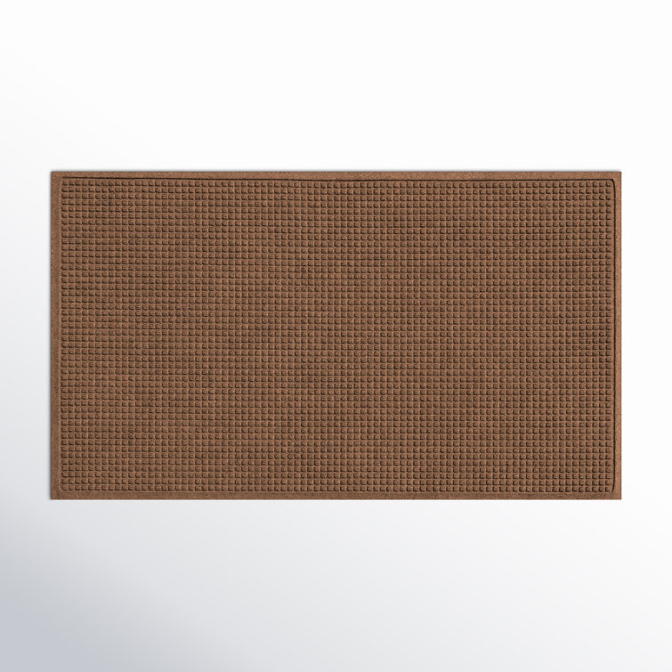Cordova Dark Brown Flame-Resistant Outdoor Grill Mat - 3'x5'