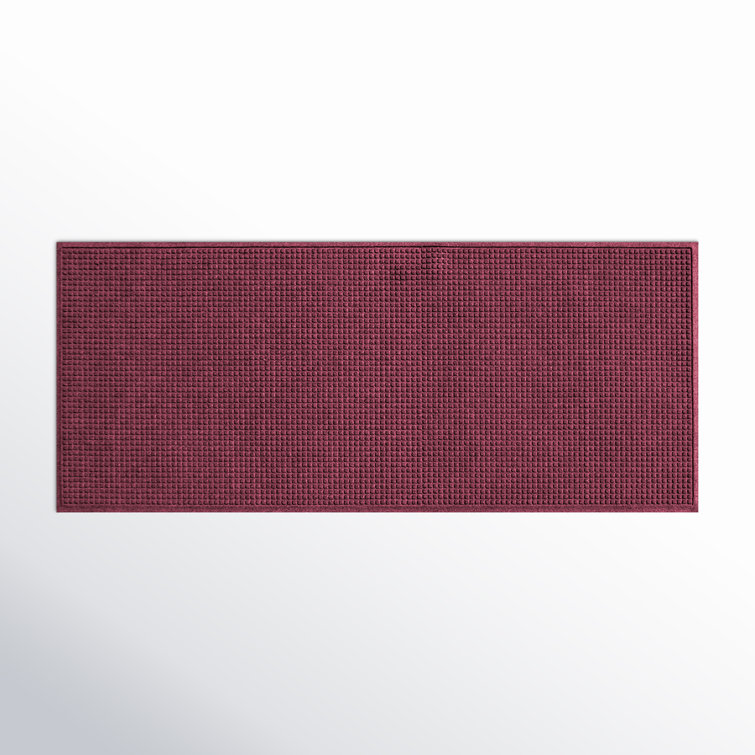 Eco-Friendly Bordeaux Waterhog Indoor/Outdoor Runner Mat - 22"x60"