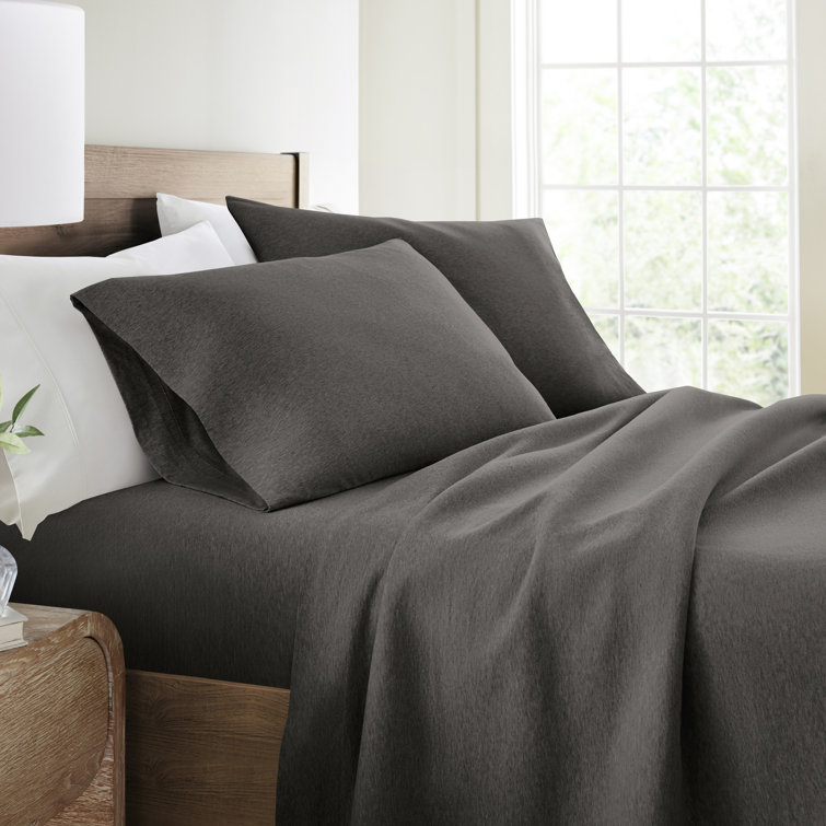 Sage Queen Cotton Jersey Knit Deep Pocket Sheet Set