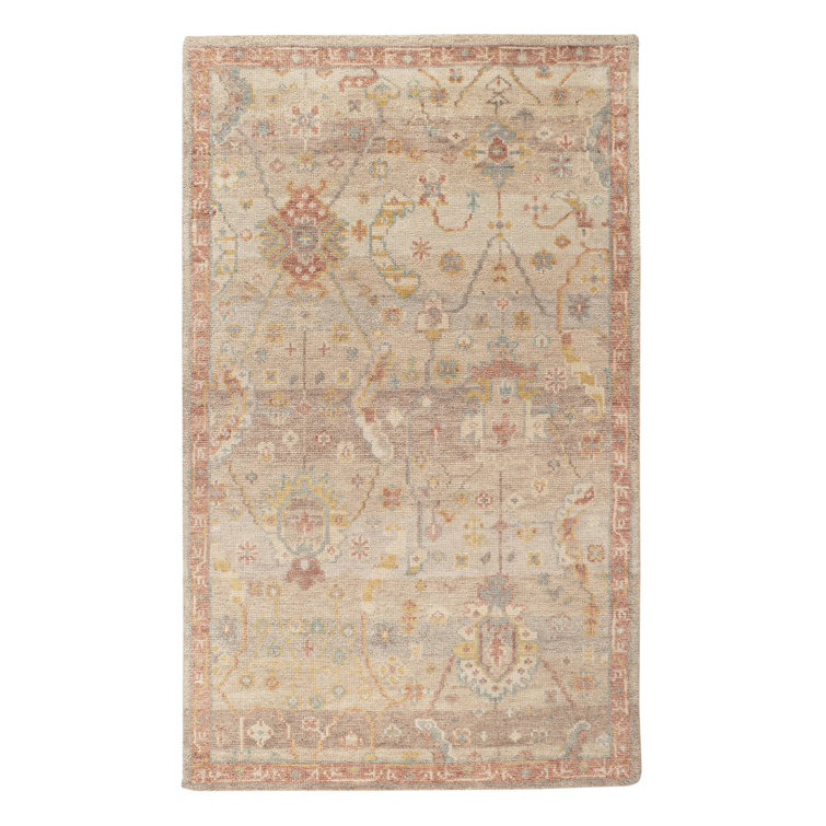 Nora Natural Hand-Knotted Wool and Cotton 8' x 10' Rug