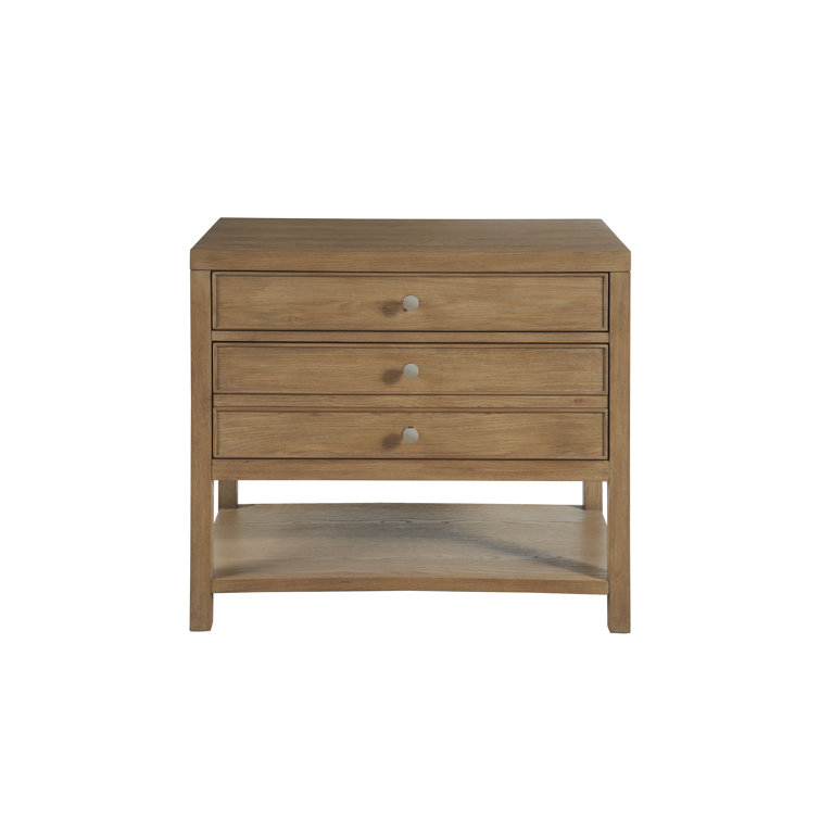 Sand Dune 2-Drawer Nightstand with USB Ports