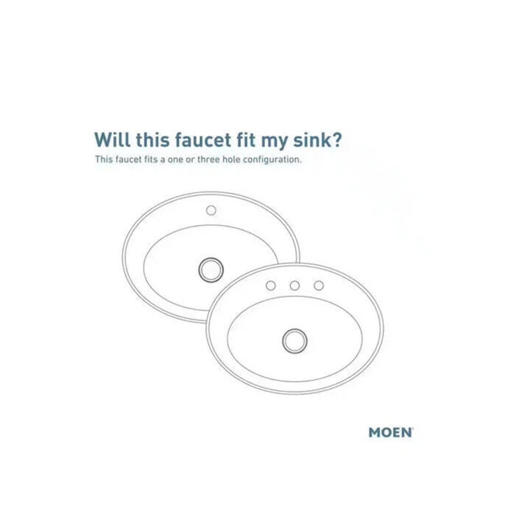 Moen Banbury Brushed Nickel Two-Handle Bathroom Faucet