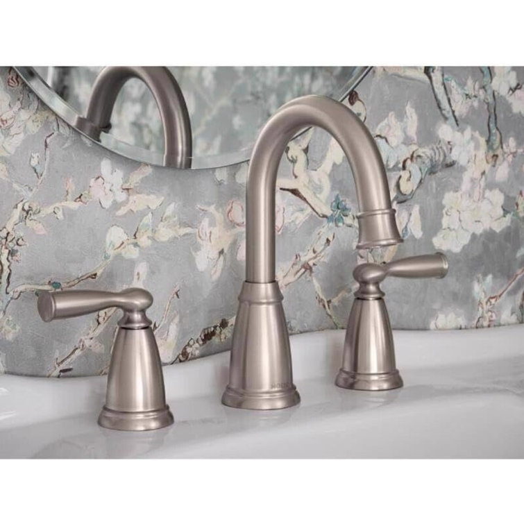 Moen Banbury Brushed Nickel Two-Handle Bathroom Faucet