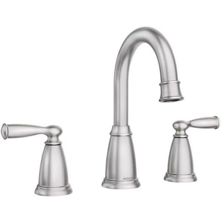 Moen Banbury Brushed Nickel Two-Handle Bathroom Faucet