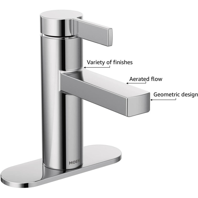 Beric Chrome Modern Single Handle Bathroom Faucet