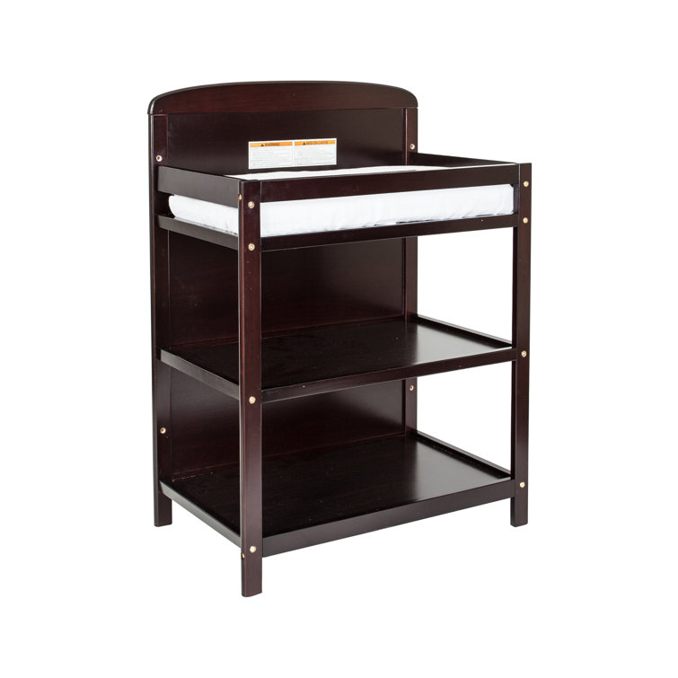 Espresso 3-in-1 Convertible Crib with Changing Table