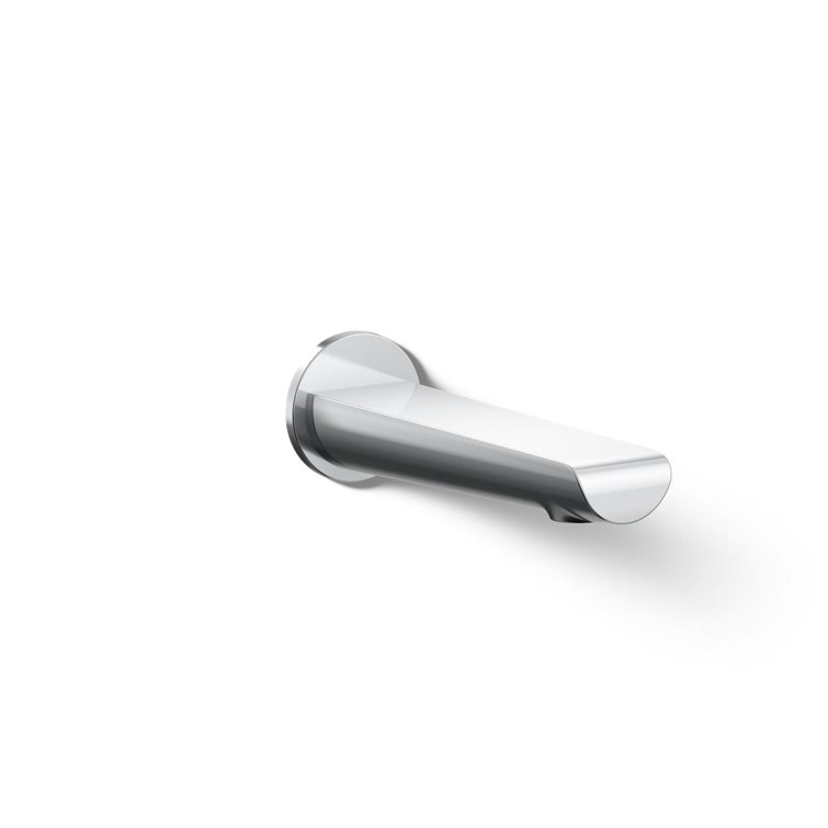 Polished Chrome Wall Mounted Bath Spout