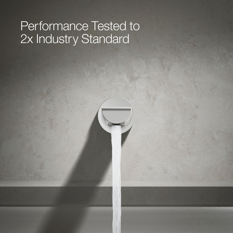 Polished Chrome Wall Mounted Bath Spout