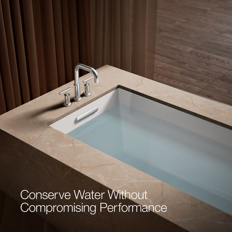 Polished Chrome Double Handle Deck-Mount Bath Faucet