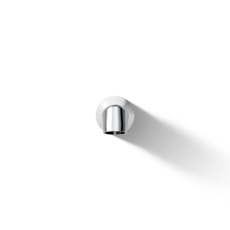 Polished Chrome Wall Mounted Non-Diverter Bath Spout