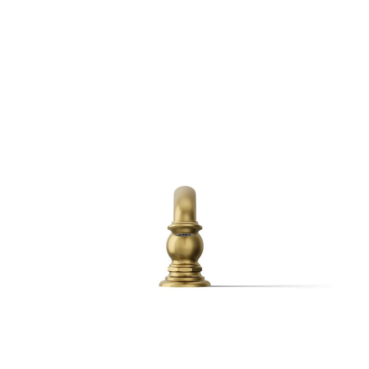 Brushed Brass Deck-Mount Roman Tub Faucet Spout