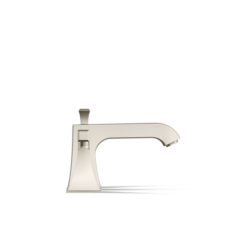 Memoirs Brushed Nickel Double Handle Deck-Mount Bath Faucet