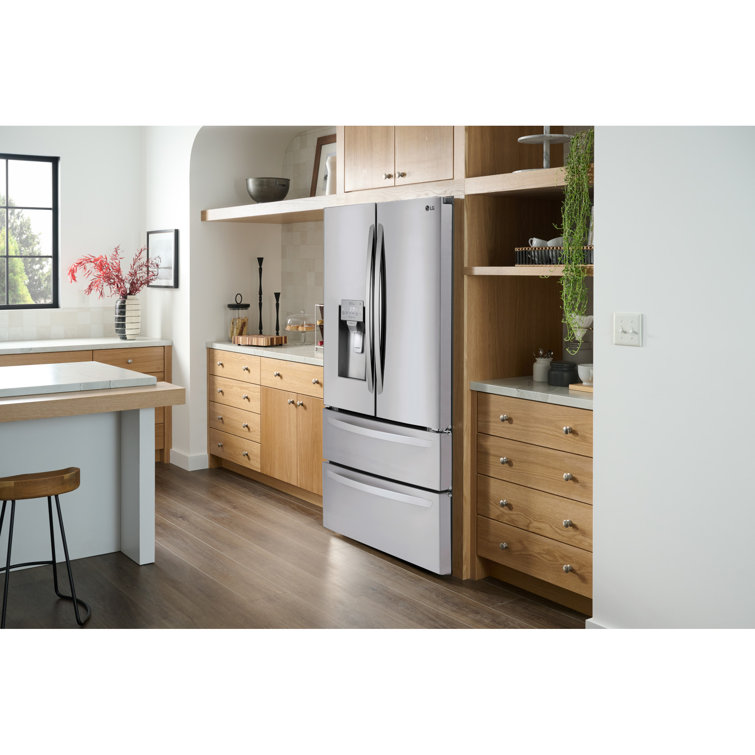 Stainless Steel Smart French Door Refrigerator with Ice Maker