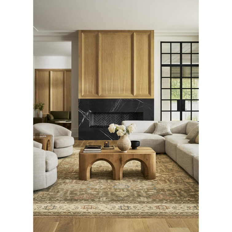 Gray Hand-Knotted Wool Rectangular Area Rug 2' x 3'