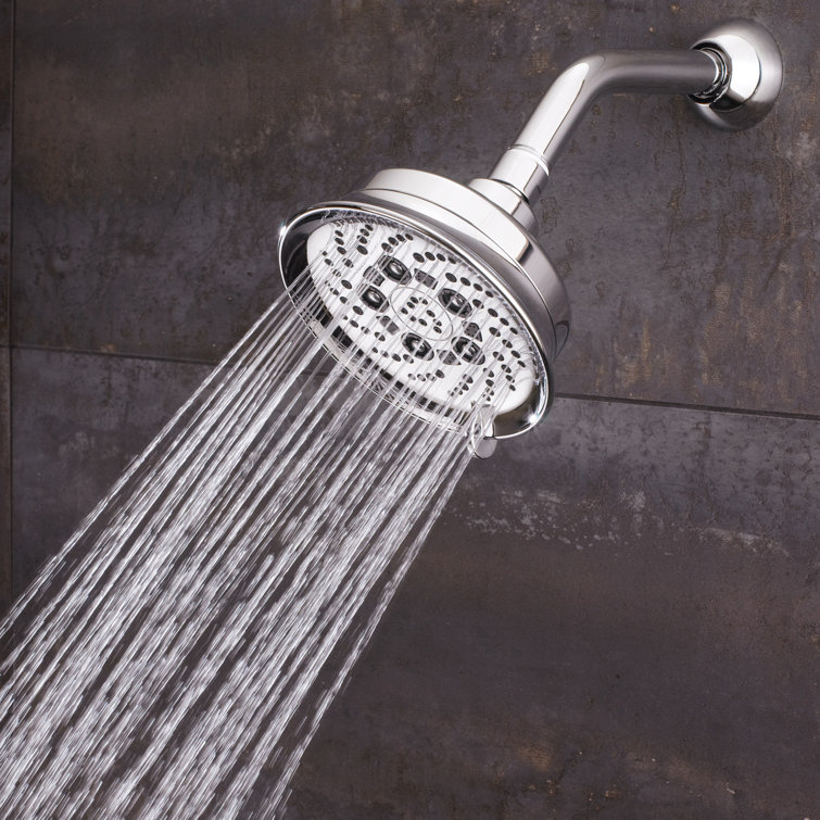 Polished Chrome Multi-Function Wall Mounted Shower Head