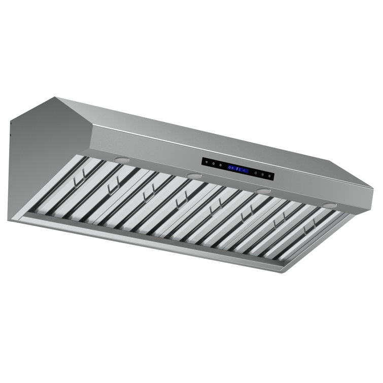 Palazzo 48" Stainless Steel Wall Mounted Range Hood with LED Lighting