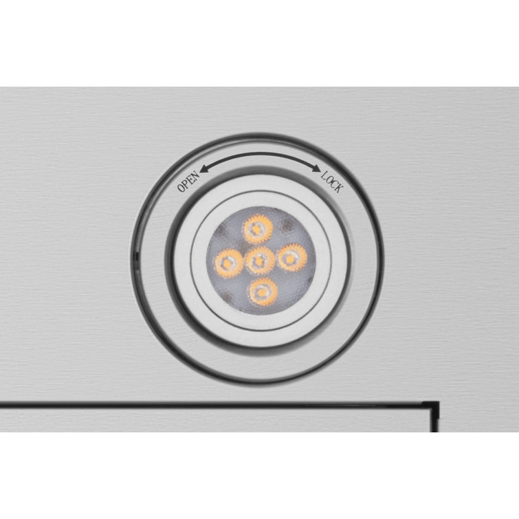 Hauslane 30" Stainless Steel Convertible Insert Range Hood with Charcoal Filter