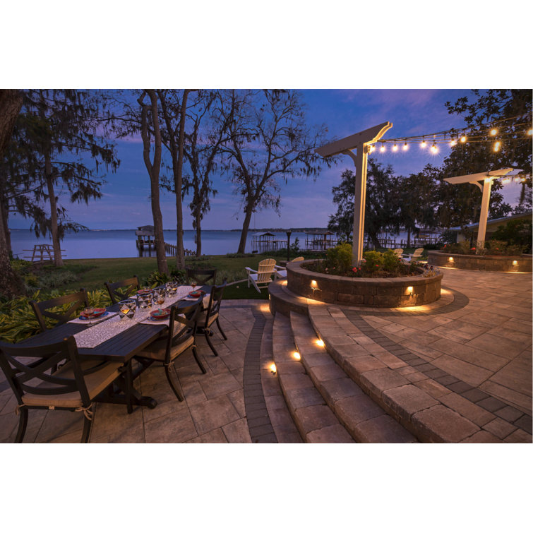 Monterey 96'' Black Aged Aluminum Outdoor Dining Table