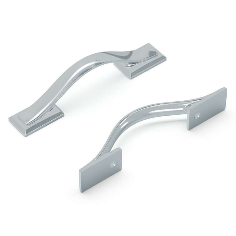 Dover Chrome 3" Solid Core Kitchen Cabinet Pull