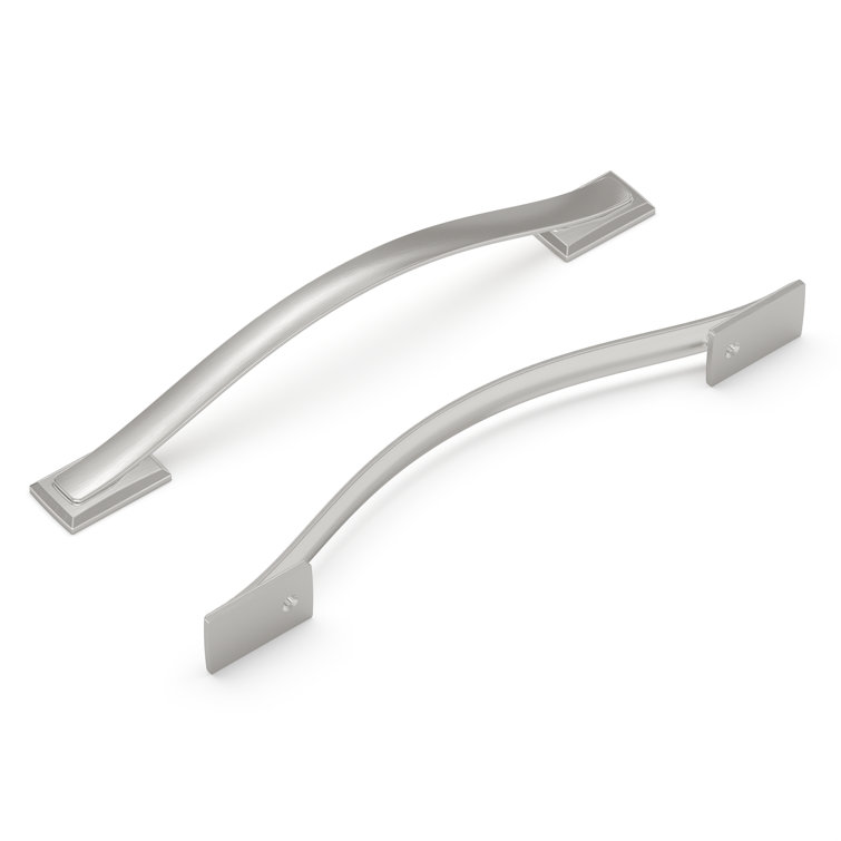 Satin Nickel 6-5/16 Inch Cabinet Bar Pulls 5-Pack