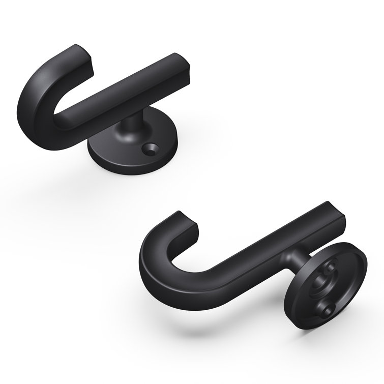 Matte Black Metal Wall Hook 1-Pack