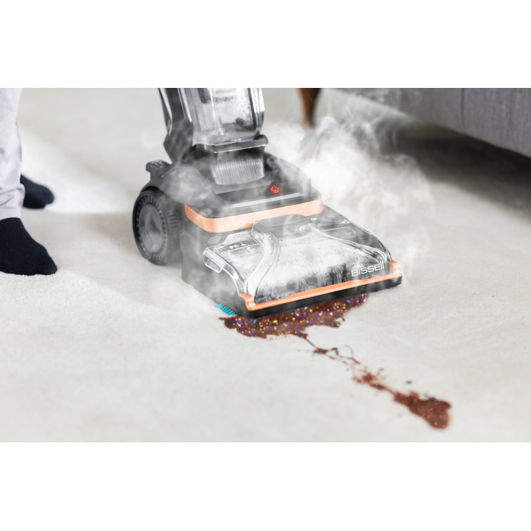 BISSELL Revolution HydroSteam Pet Upright Carpet Cleaner, Gray