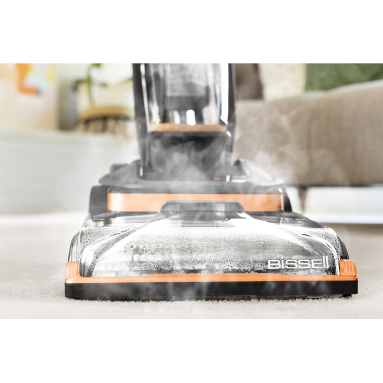 BISSELL Revolution HydroSteam Pet Upright Carpet Cleaner, Gray