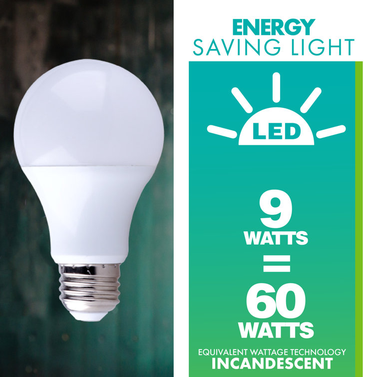 60-Watt Equivalent White Dimmable LED Light Bulb, 8-Pack