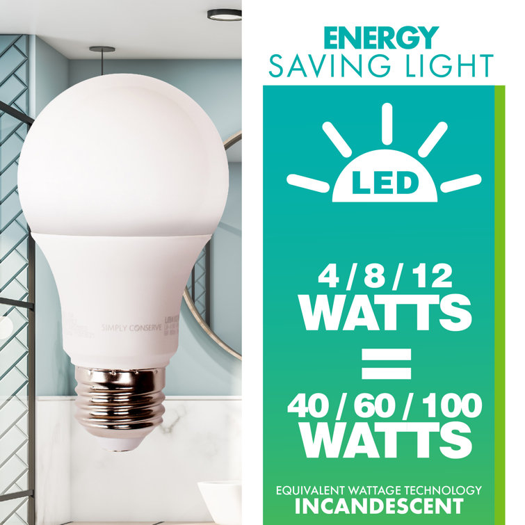 Opaque White 3-Way LED Energy Star Light Bulb