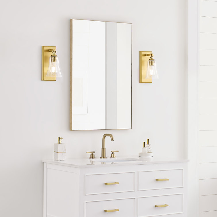 Elegant Dimmable Chrome Wall Sconce with Clear Seeded Glass