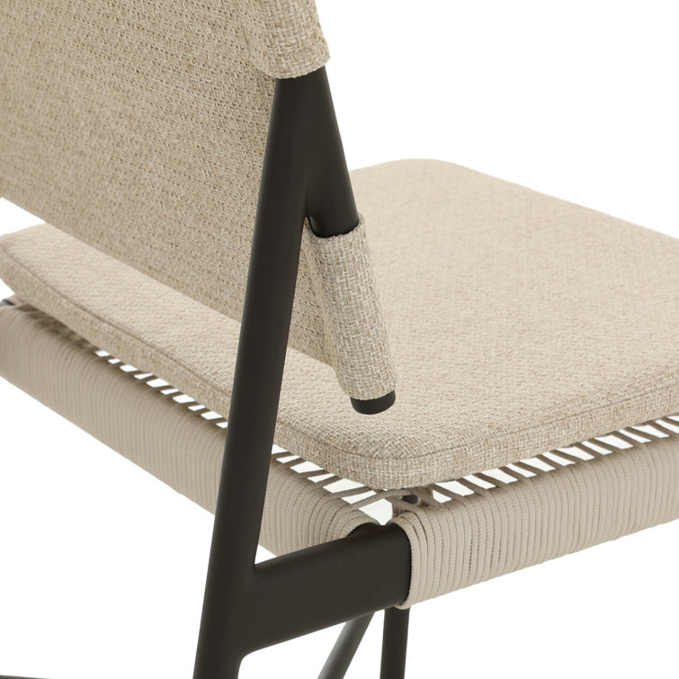 Elegant Cream 19'' Contemporary Modern Side Dining Chair