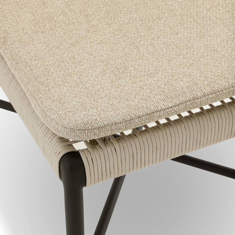Elegant Cream 19'' Contemporary Modern Side Dining Chair