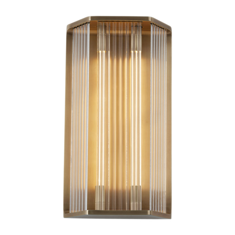 Vintage Brass and Bronze Dimmable LED Bath Bar Light