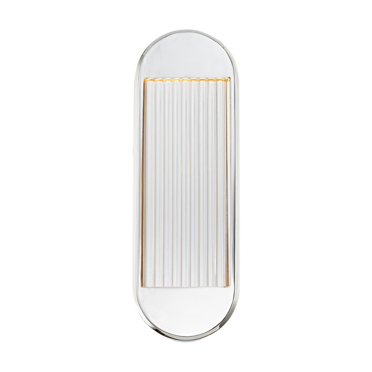 Palais Polished Nickel Dimmable LED Bath Bar