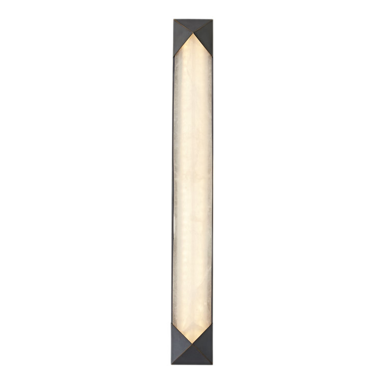 Caesar Urban Bronze Alabaster LED Bath Sconce