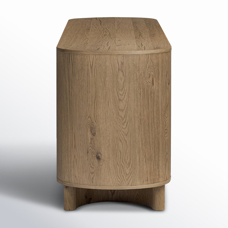 Haiden 94'' Worn Oak Solid and Veneer Sideboard