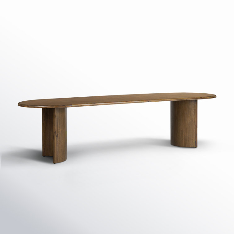 Haiden Oval Solid Oak Dining Table for Ten