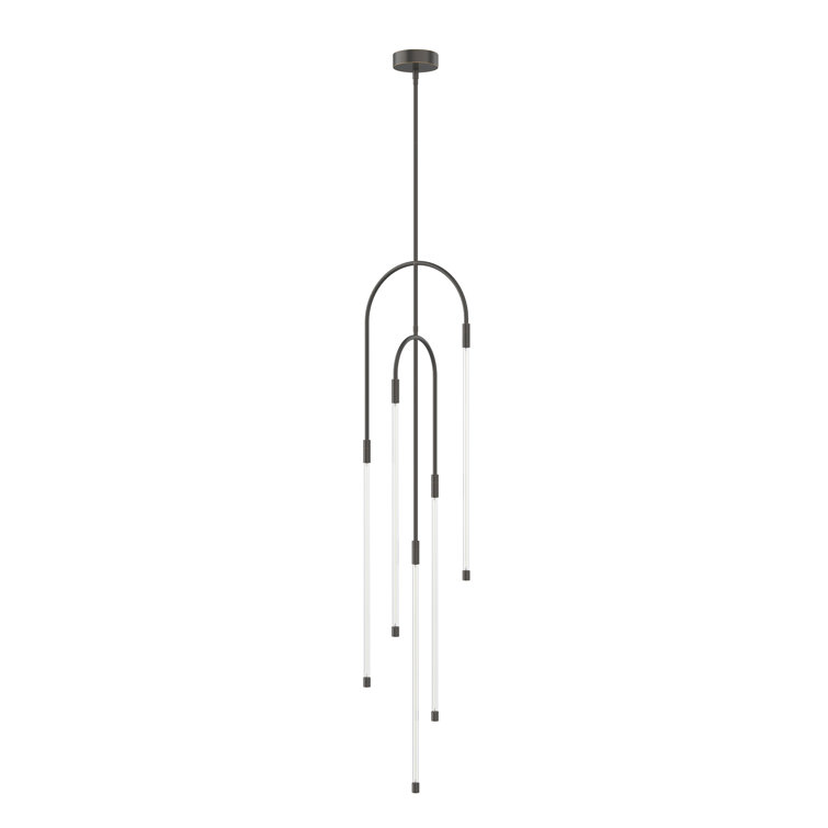 Honour Urban Bronze LED Globe Pendant with Adjustable Arms