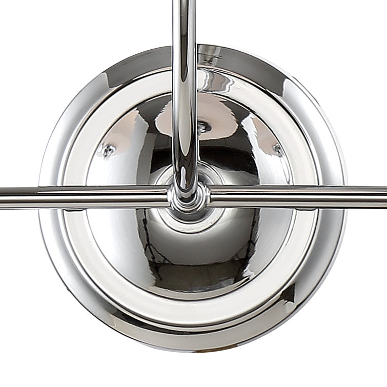 Sylvan Chrome 3-Light Vanity with Glass Shades