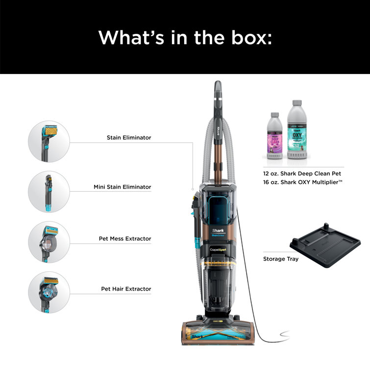 Shark CarpetXpert HairPro Gray Upright Carpet and Upholstery Cleaner