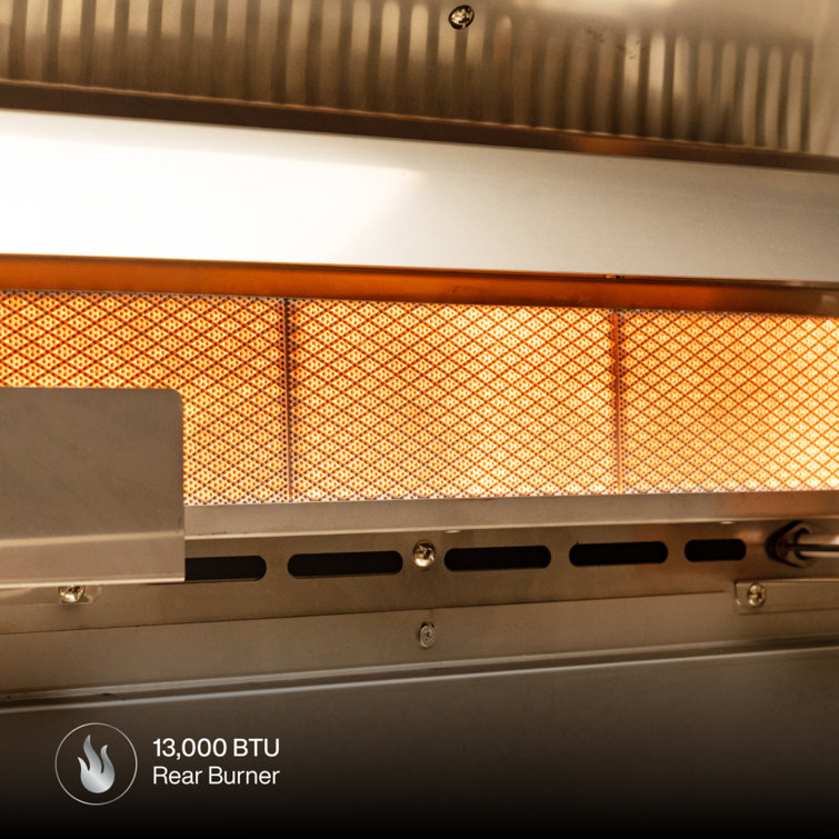Spire 36-Inch Stainless Steel Built-In 6-Burner Natural Gas Grill