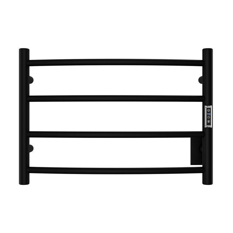 Matte Black Stainless Steel Wall Mounted Towel Warmer