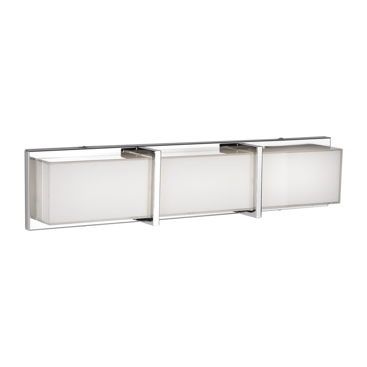 Watford Polished Chrome Dimmable LED Vanity Bath Bar