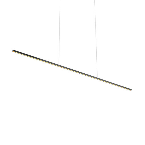 Vega Minor Black Aluminum LED Linear Pendant Light