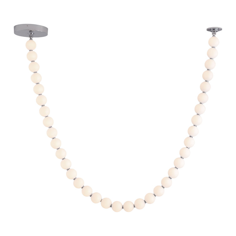 Akoya 125-Inch Chrome LED Pendant Light