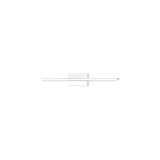 White Aluminum 24'' Dimmable LED Wall Sconce