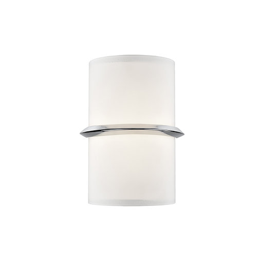 Chrome Cylinder Dimmable Direct Wired Electric Sconce